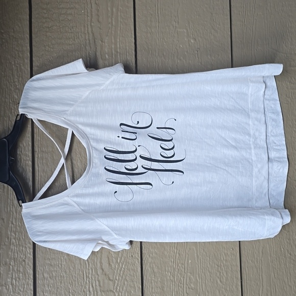 Torrid Hell In Heels Lattice Back Tee 2x - Picture 5 of 9